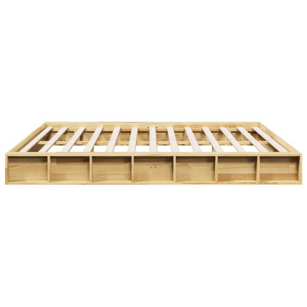 Massivholzbett ohne Matratze 180x200 cm Eichenholz
