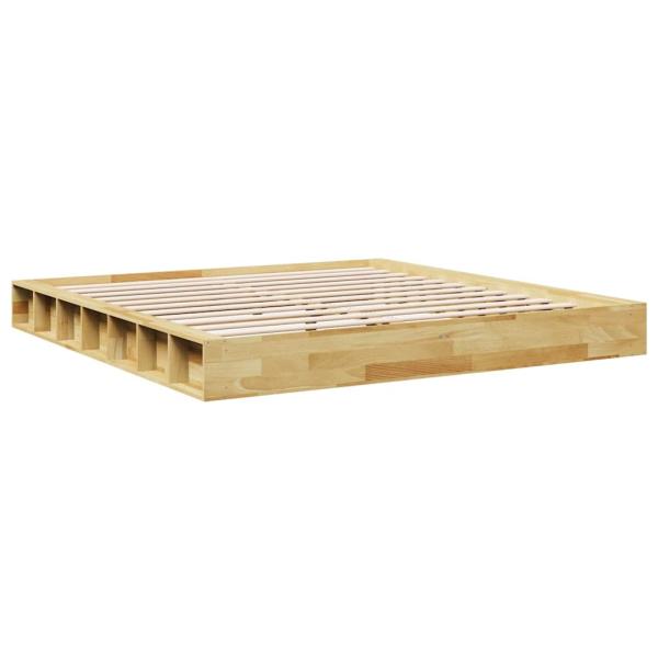 Massivholzbett ohne Matratze 180x200 cm Eichenholz