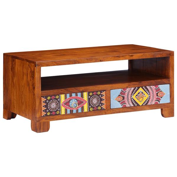 ARDEBO.de - Couchtisch 90x50x40 cm Massivholz Akazie