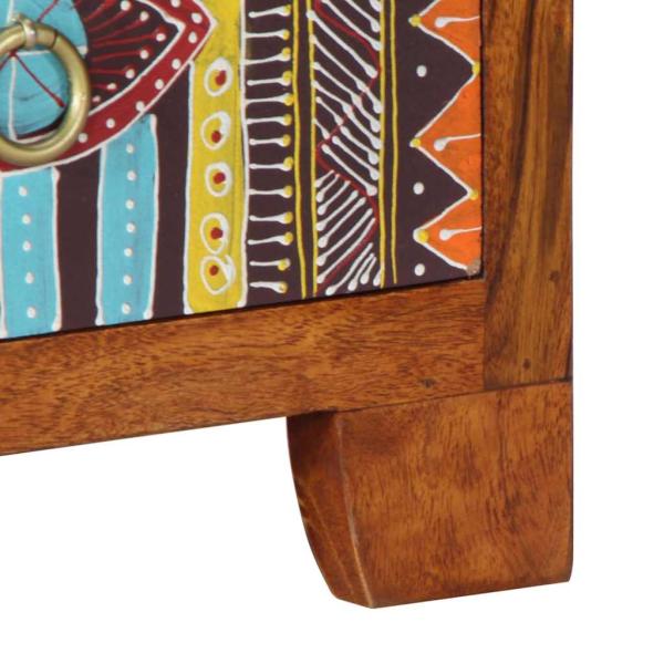 Nachttisch 2 Stk. 35x35x45 cm Massivholz Akazie