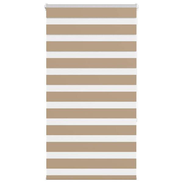 ARDEBO.de - Zebrarollo Sandbraun 70x150 cm Stoffbreite 65,9 cm Polyester