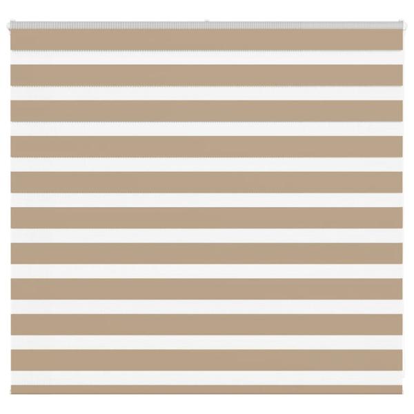 ARDEBO.de - Zebrarollo Sandbraun 165x100 cm Stoffbreite 160,9 cm Polyester