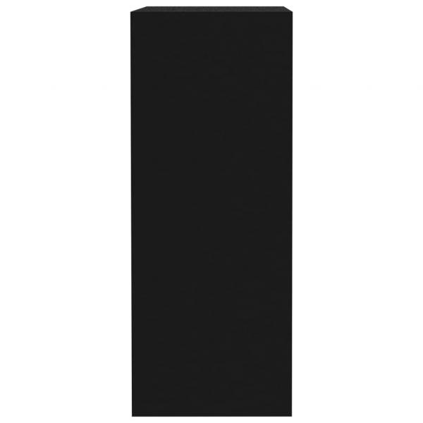 Bücherregal 2 Fächer Schwarz 40x30x76,5 cm Holzwerkstoff
