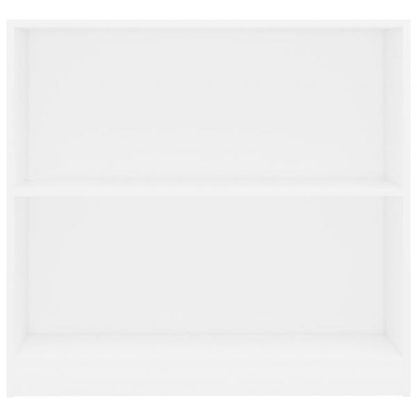 Bücherregal Weiß 80x24x75 cm Holzwerkstoff