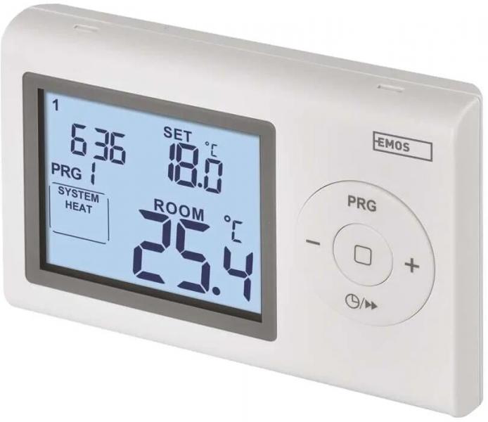 ARDEBO.de EMOS P5607 Raumthermostat, programmierbar, verkabelt, weiß (2101209000)