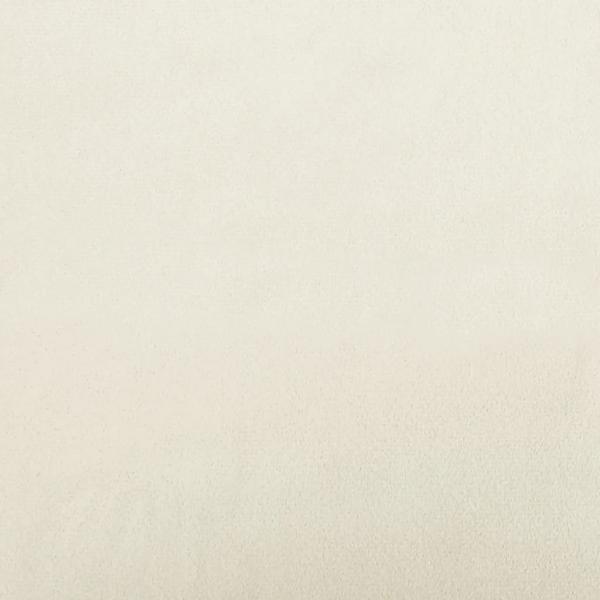 Sofa 3-Sitzer Creme Samt
