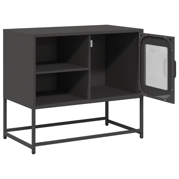 TV-Schrank Schwarz 68x39x60,5 cm Stahl