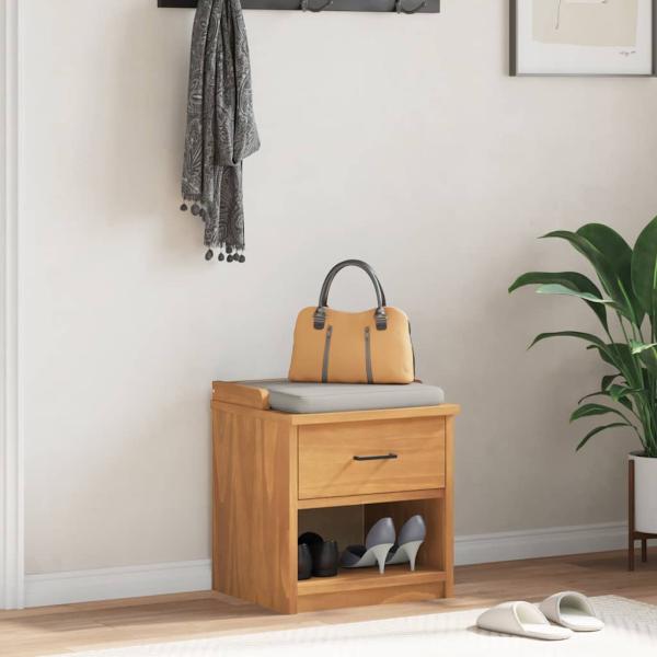 ARDEBO.de - Flurbank SANDNES 45x40x50 cm Massivholz Kiefer
