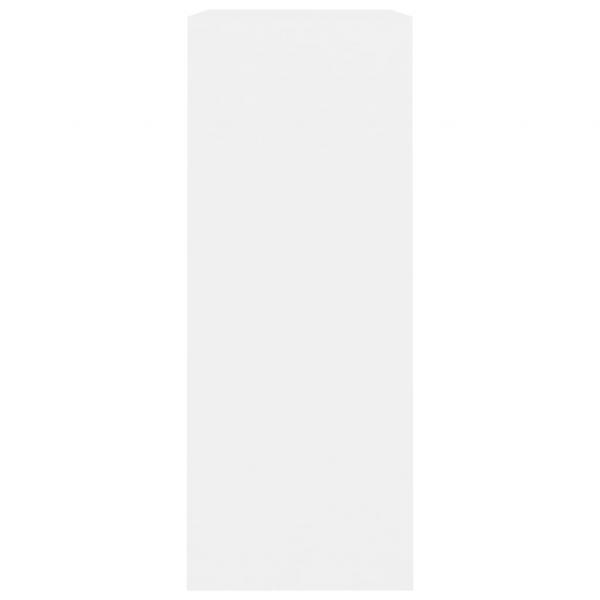 Bücherregal Weiß 80x30x76,5 cm Holzwerkstoff