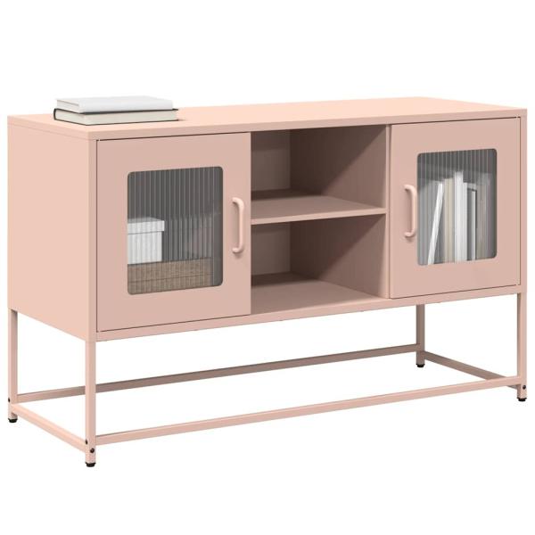 ARDEBO.de - TV-Schrank Rosa 100,5x39x60,5 cm Stahl