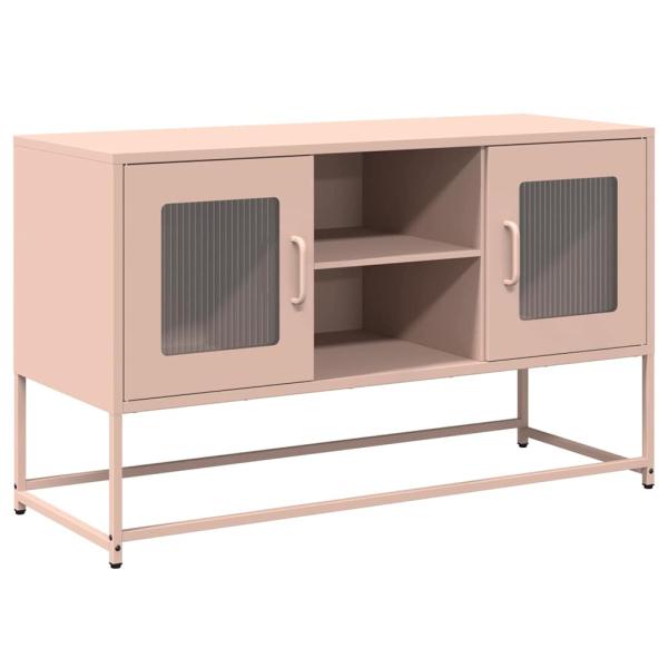 TV-Schrank Rosa 100,5x39x60,5 cm Stahl