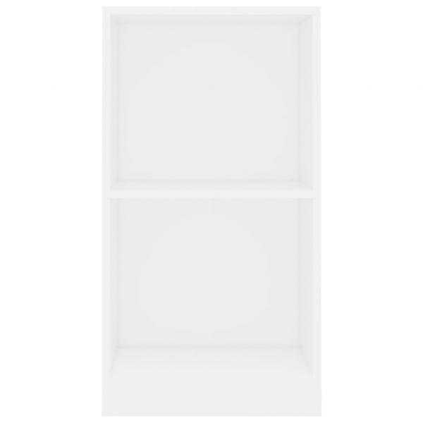 Bücherregal Weiß 40x24x75 cm Holzwerkstoff