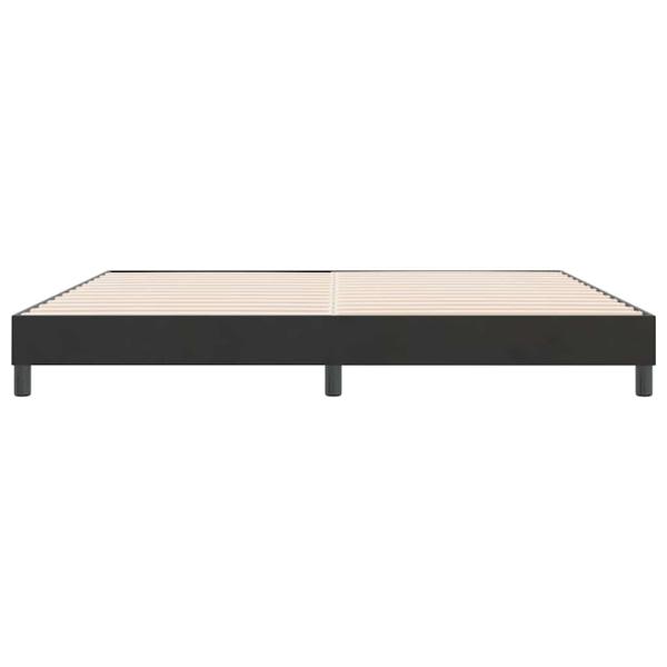 ARDEBO.de - Bettgestell ohne Matratze Schwarz 180x220 cm Samt
