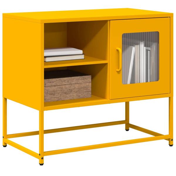 ARDEBO.de - TV-Schrank Senfgelb 68x39x60,5 cm Stahl