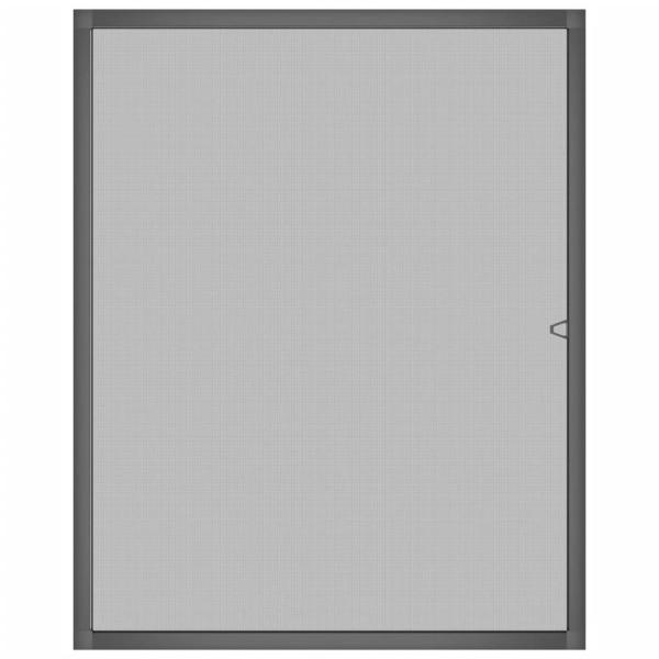 Insektenschutz für Fenster Anthrazit 80x100 cm