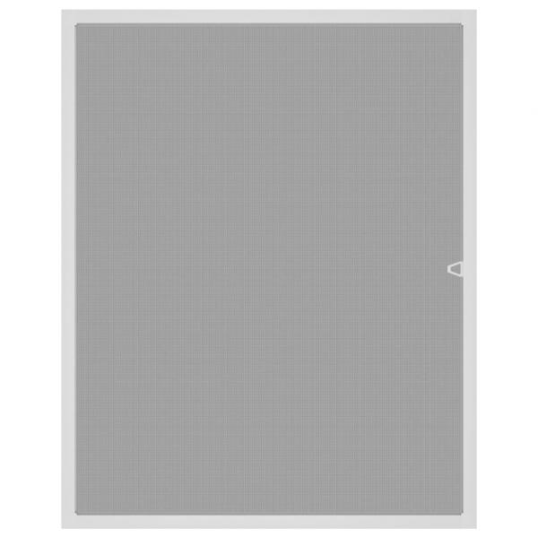 Insektenschutz für Fenster Weiß 80x100 cm