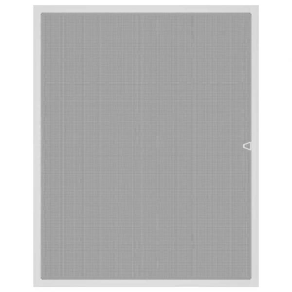 Insektenschutz für Fenster Weiß 100x120 cm
