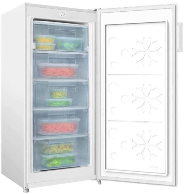 Amica GS 321 110 W Stand Gefrierschrank, 54 cm breit, 145 L, FrostControl, Inverter Kompressor, weiß (1194674)