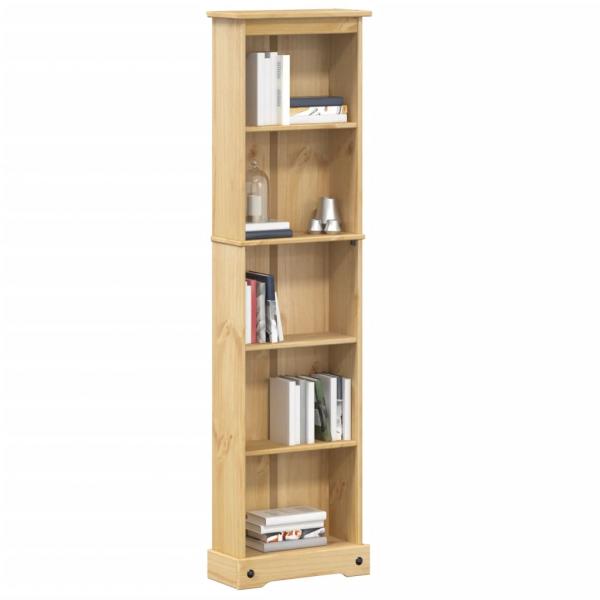 ARDEBO.de - Bücherregal Corona 46x20x170 cm Massivholz Kiefer