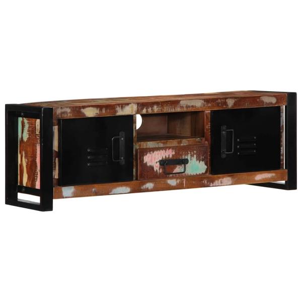 ARDEBO.de - TV-Schrank 100x30x35 cm Massivholz Altholz