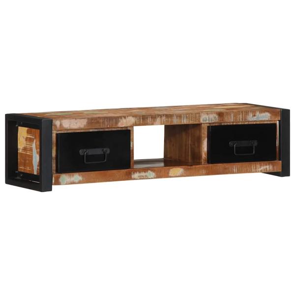 ARDEBO.de - TV-Schrank 100x30x25 cm Massivholz Altholz