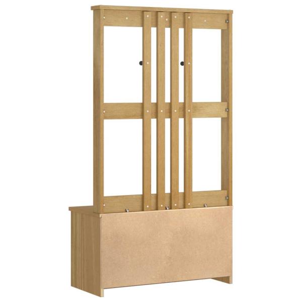 Garderobenständer SANDENS 87x40x159,5cm Massivholz Kiefer