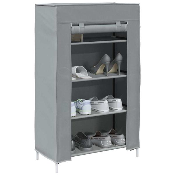 ARDEBO.de - Schuhschrank Grau 60,5x30x97 cm Vliesstoff