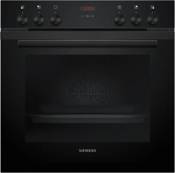 Siemens EQ212KAAB Einbau-Herdset mit Elektro-Kochfeld (EA631GNA1E + HE213ABB3), 60 cm breit, 71 L, 3D Heißluft, Schnellaufheizung, Bräterzone, schwarz