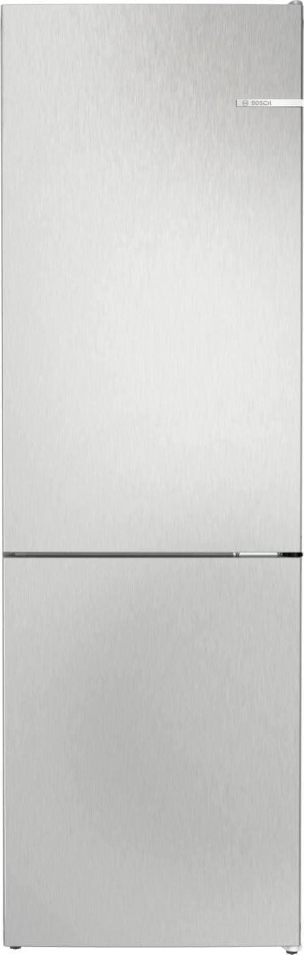 ARDEBO.de Bosch KGN362LBF Serie 4 Stand Kühl-Gefrierkombination, 60 cm breit, 321 L, VitaFresh XXL, Perfect Fit, Multi Airflow, Metall-Optik