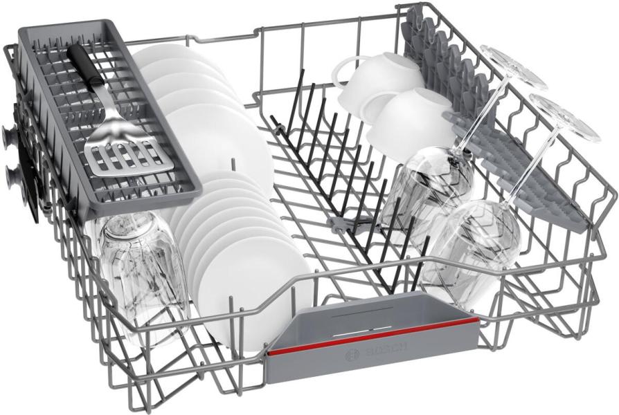 Bosch SMV4EBX28E Serie 4 Vollintegrierter Geschirrspüler, 60 cm breit, 13 Maßgedecke, AquaStop, Info Light, HomeConnect, Reiniger Automatik, Eco Silence Drive