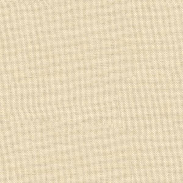 Fußhocker Creme 60x60x36 cm Stoff und Kunstleder