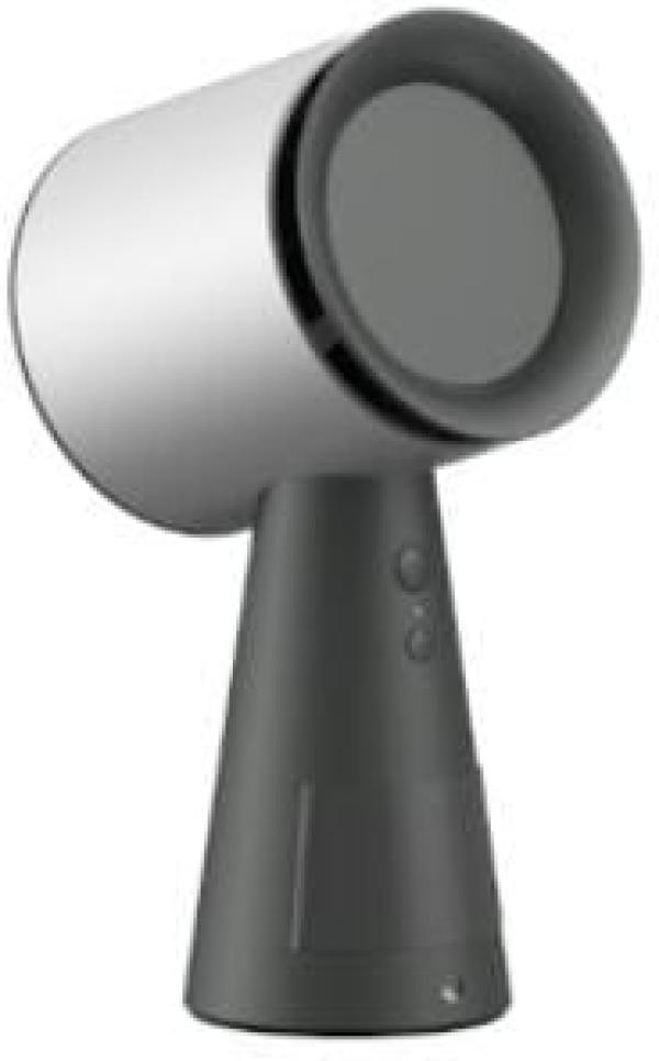 ARDEBO.de Wolkenstein WTH3-28 Mobile Dunstabzugshaube, 142,38 m /h, Umluft/Abluft, Booster Funktion, LED Beleuchtung, 3 Leistungsstufen, silber/grau