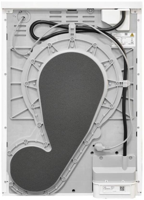 Exquisit TWP903-410 EEK: D 9kg Wärmepumpentrockner, 59,5 cm breit, 15 Programme, Knitterschutz, Restlaufzeitanzeige, Kindersicherung, Innenbeleuchtung, weiß