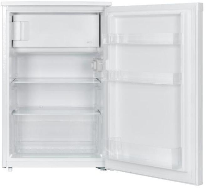 PKM KS115EW Stand Kühlschrank mit Gefrierfach, 55 cm breit, 115 L, regelbares Thermostat, weiß