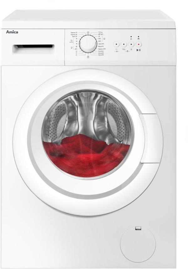 ARDEBO.de Amica WA 461 020 6 kg Frontalder Waschmaschine, 60 cm breit, 1000 U/Min, 23 Programme, Schaumerkennung, Kindersicherung, weiß (1194470)
