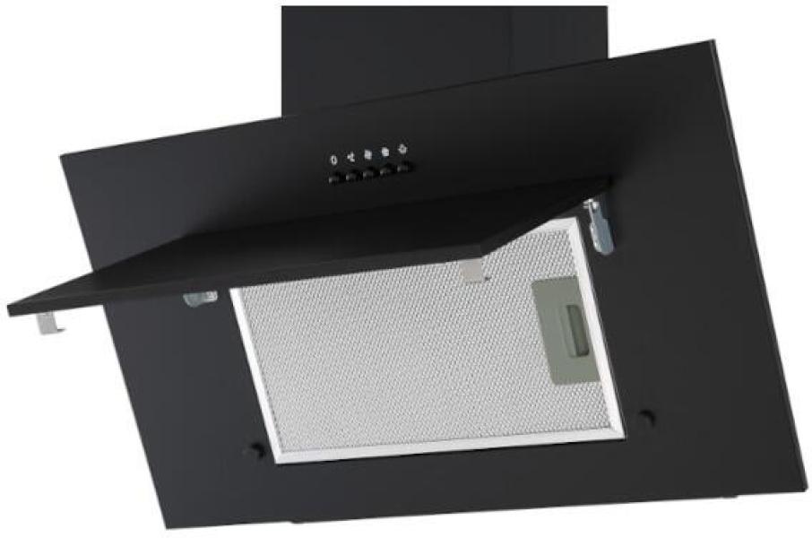 PKM S13-60BBPH EEK: B Kopffreihaube, 60 cm breit, 309,8m³/h, Umluftbetrieb, Abluftbetrieb, LED Beleuchtung, schwarz