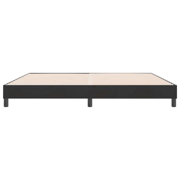 Boxspringbett ohne Matratze Schwarz 180x210 cm Samt