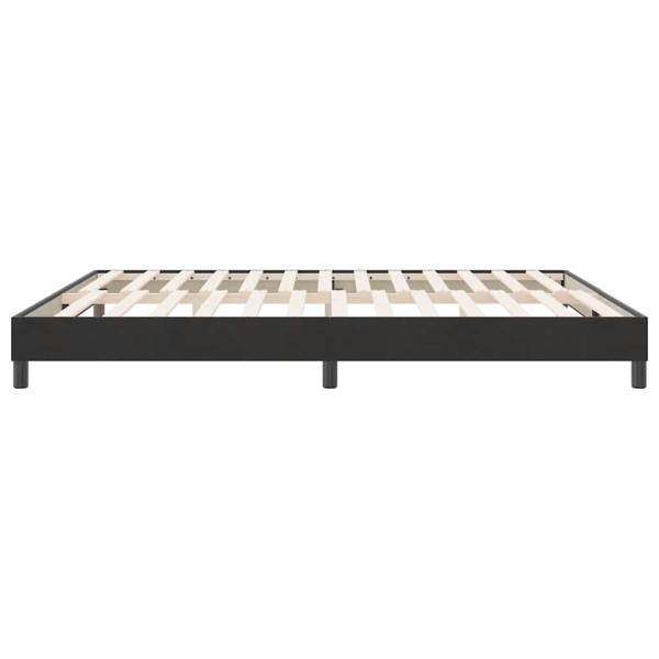 Boxspringbett ohne Matratze Schwarz 180x210 cm Samt