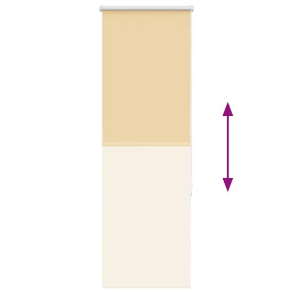 Verdunkelungsrollo Beige 60x175cm Stoffbreite 55,7 cm Polyester