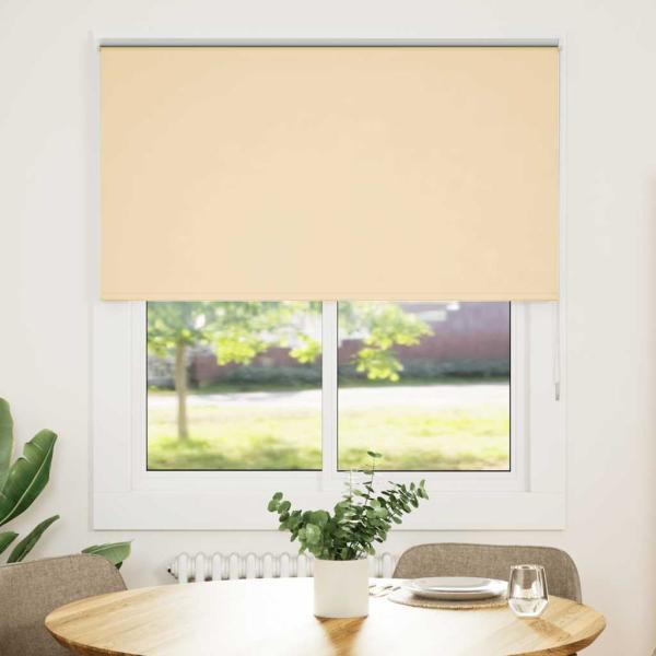 ARDEBO.de - Verdunkelungsrollo Beige 120x175 cm Stoffbreite 116,6 cm