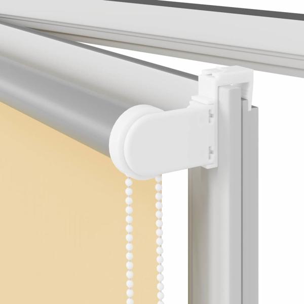 Verdunkelungsrollo Beige 155x150 cm Stoffbreite 151,6 cm