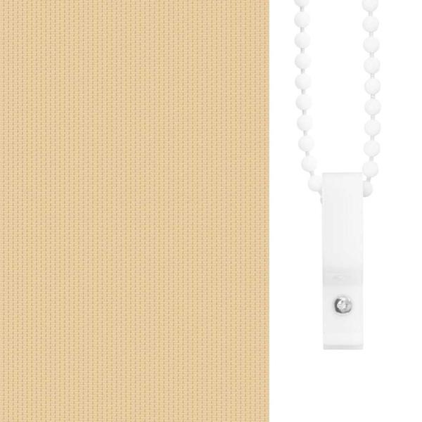 Verdunkelungsrollo Beige 155x130 cm Stoffbreite 151,6 cm