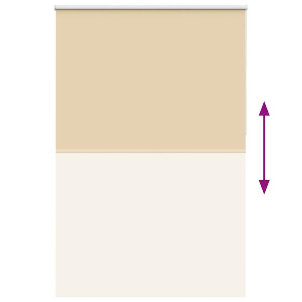 Verdunkelungsrollo Beige 155x230 cm Stoffbreite 151,6 cm