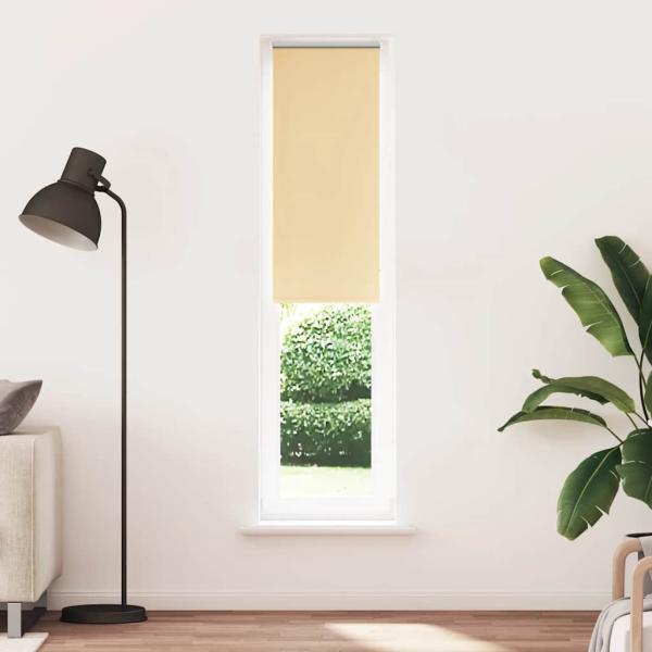 ARDEBO.de - Verdunkelungsrollo Beige 60x210cm Stoffbreite 55,7 cm Polyester