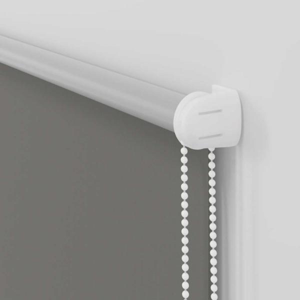 Verdunkelungsrollo Grau 60x130 cm Stoffbreite 55,7 cm Polyester
