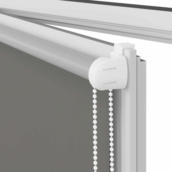 Verdunkelungsrollo Grau 55x175 cm Stoffbreite 50,7 cm Polyester