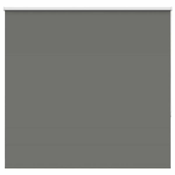 Verdunkelungsrollo Grau 145x130cm Stoffbreite 141,6cm Polyester