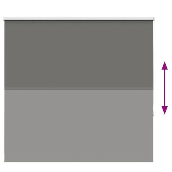 Verdunkelungsrollo Grau 150x175cm Stoffbreite 146,6cm Polyester