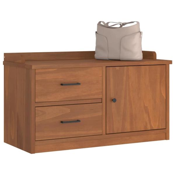 ARDEBO.de - Flurbank SANDNES 87x40x50 cm Massivholz Kiefer