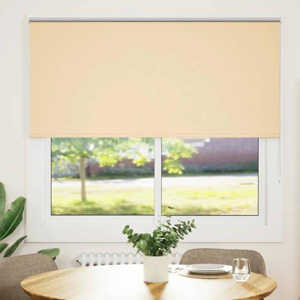 Verdunkelungsrollo Beige 165x130 cm Stoffbreite 161,6 cm